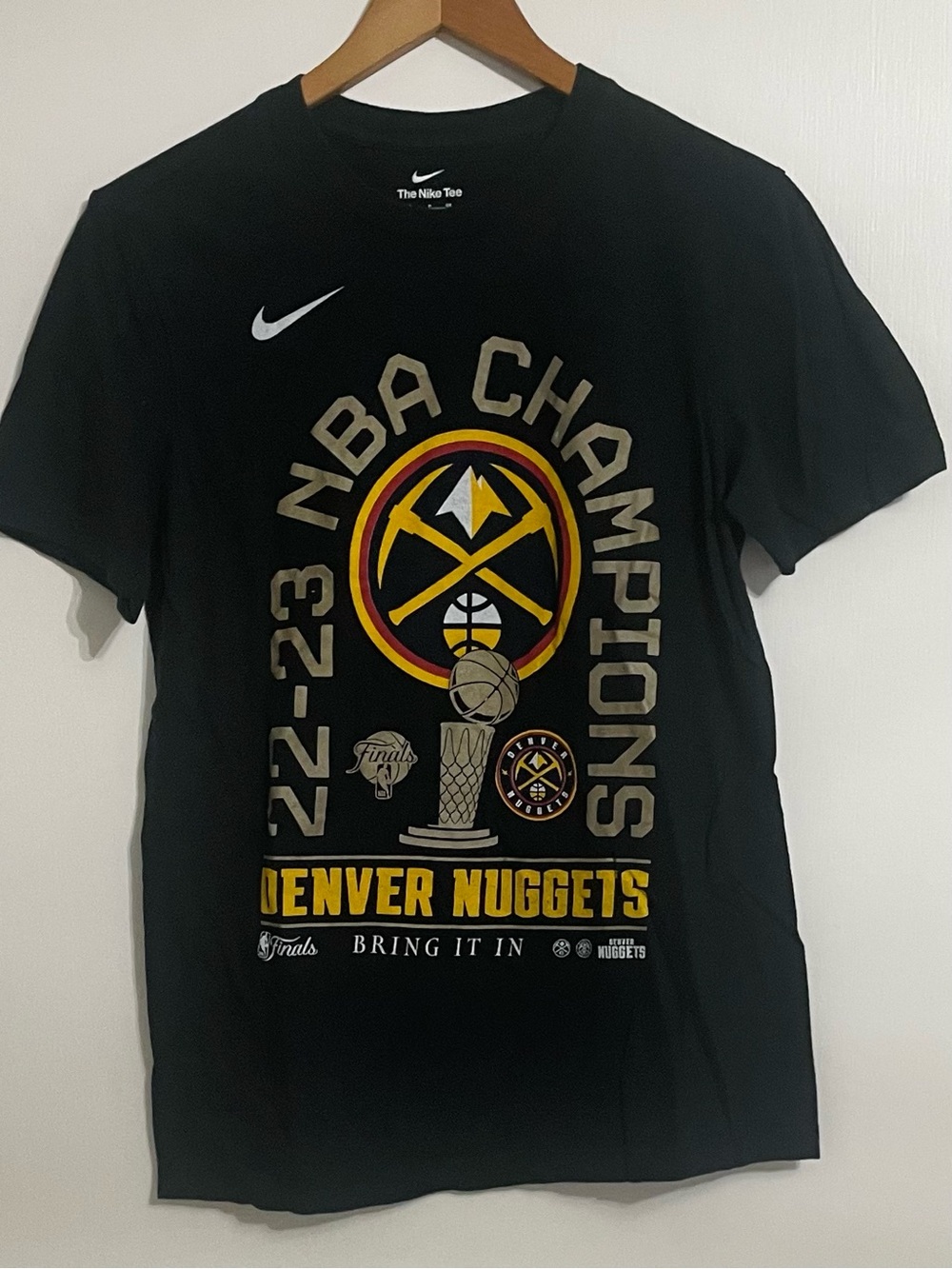 Nike Black Denver Nuggets 2023 NBA Champions Graphic Tee